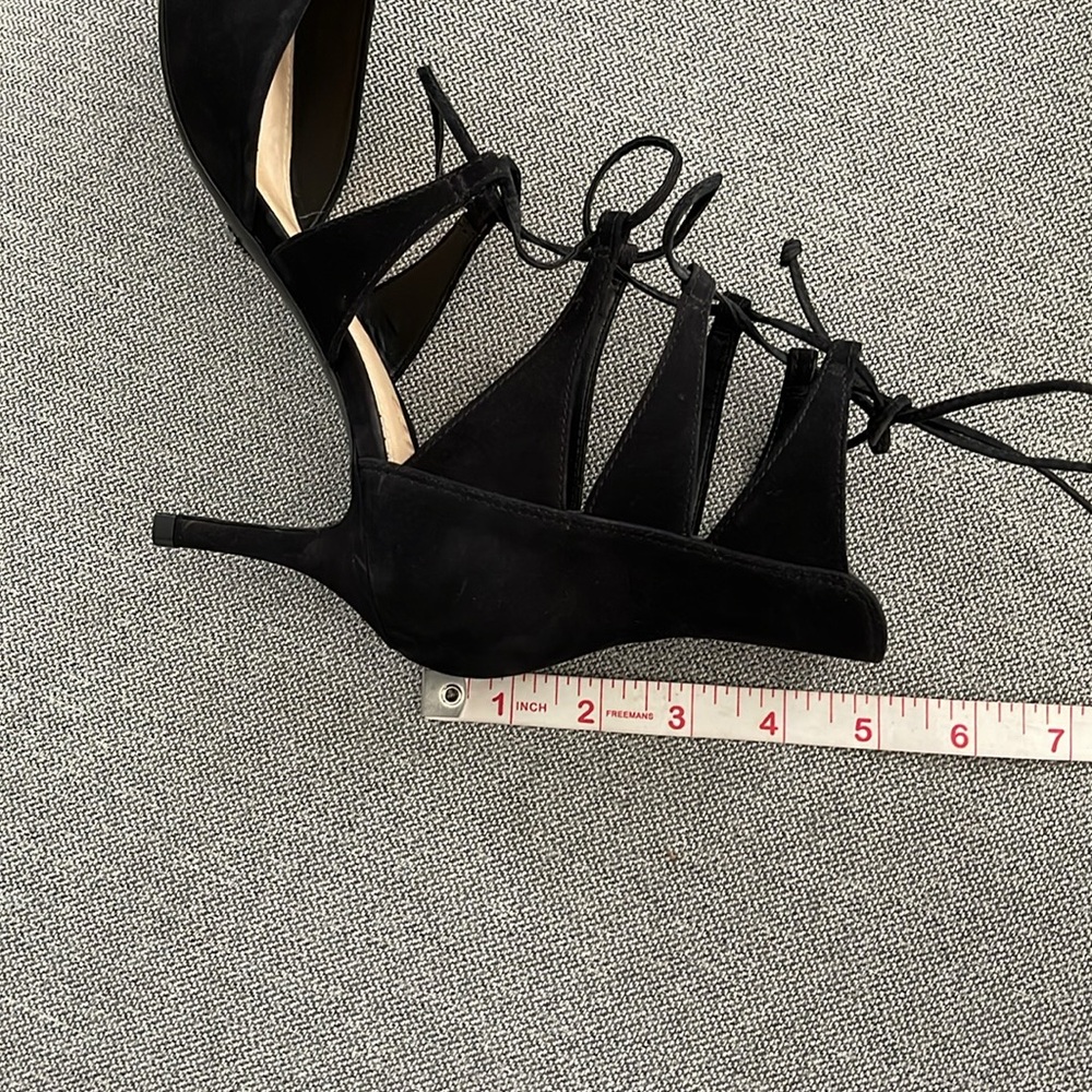 Schutz Suede Lace Up Heels - Picture 10 of 10